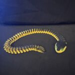 3D Snake Black Yellow