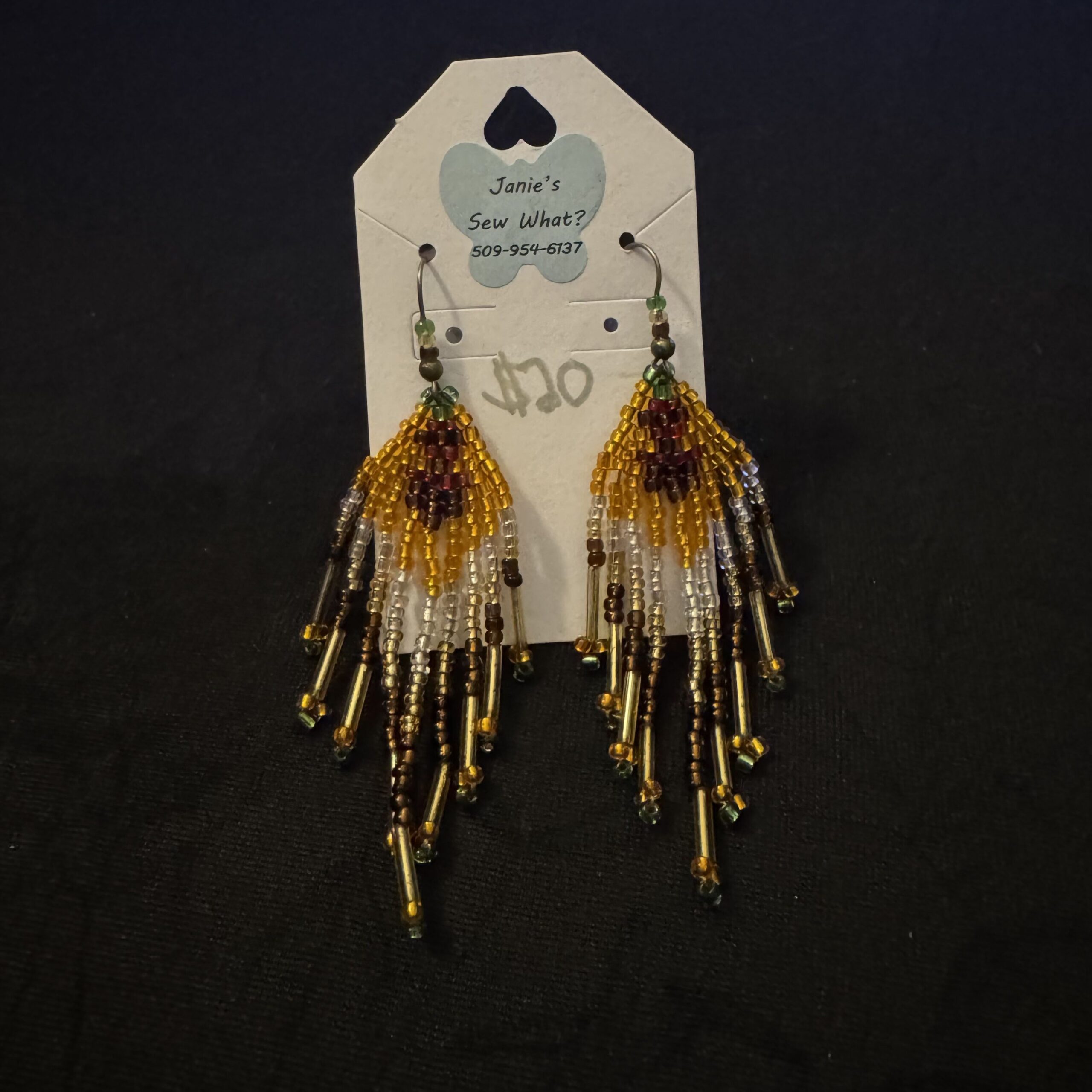 Earrings-Beaded_Fall Beaded FallColor - Image 1
