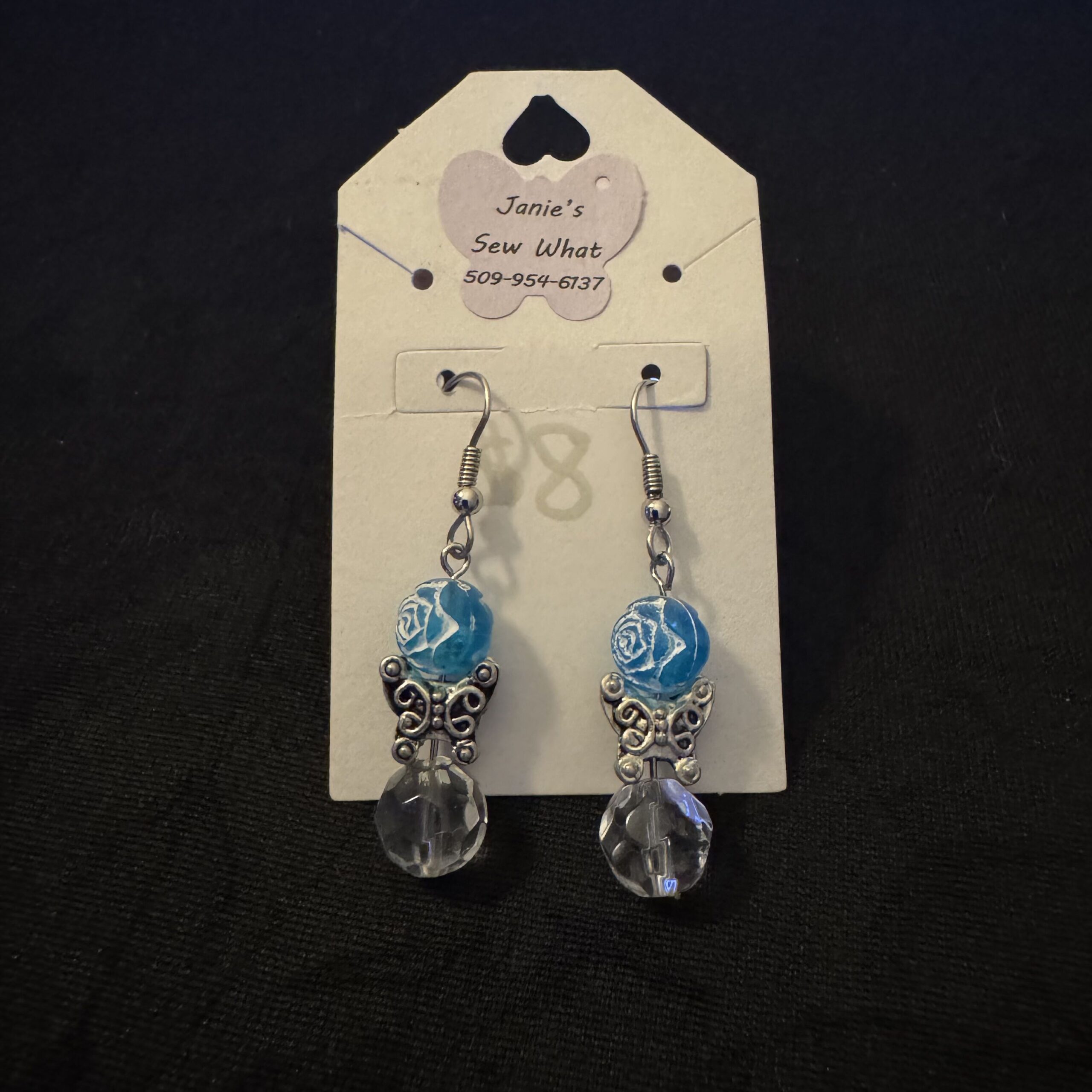 Earrings-Butterfly_Drop Butterfly Drop - Image 1