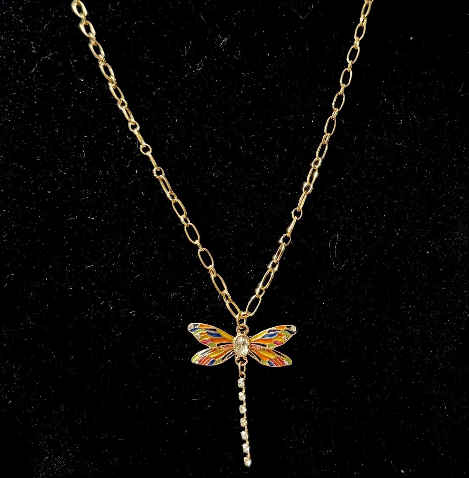 Necklaces-DragonflyOrange Dragonfly Orange - Image 1