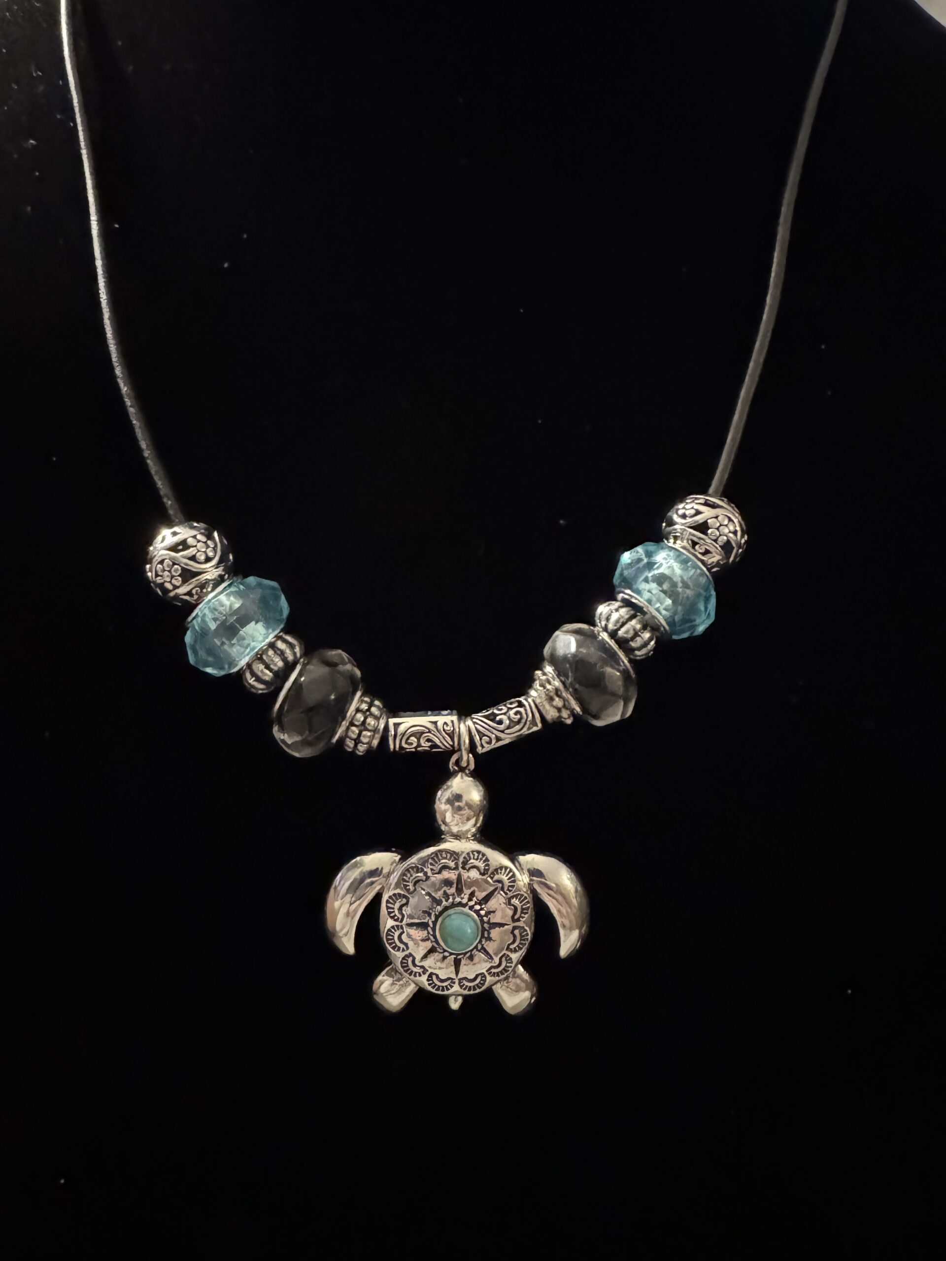 Necklaces-TurquoiseTurtle2 Turquoise Turtle - Image 1