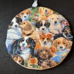 Dogs Floral Potato Bag