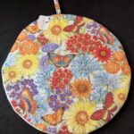 Floral Butterfly Tortilla Bag
