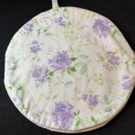 Floral White Tortilla Bag