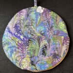 Peacock Swirl Tortilla Bag