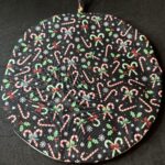 Christmas Candy Cane Tortilla Bag