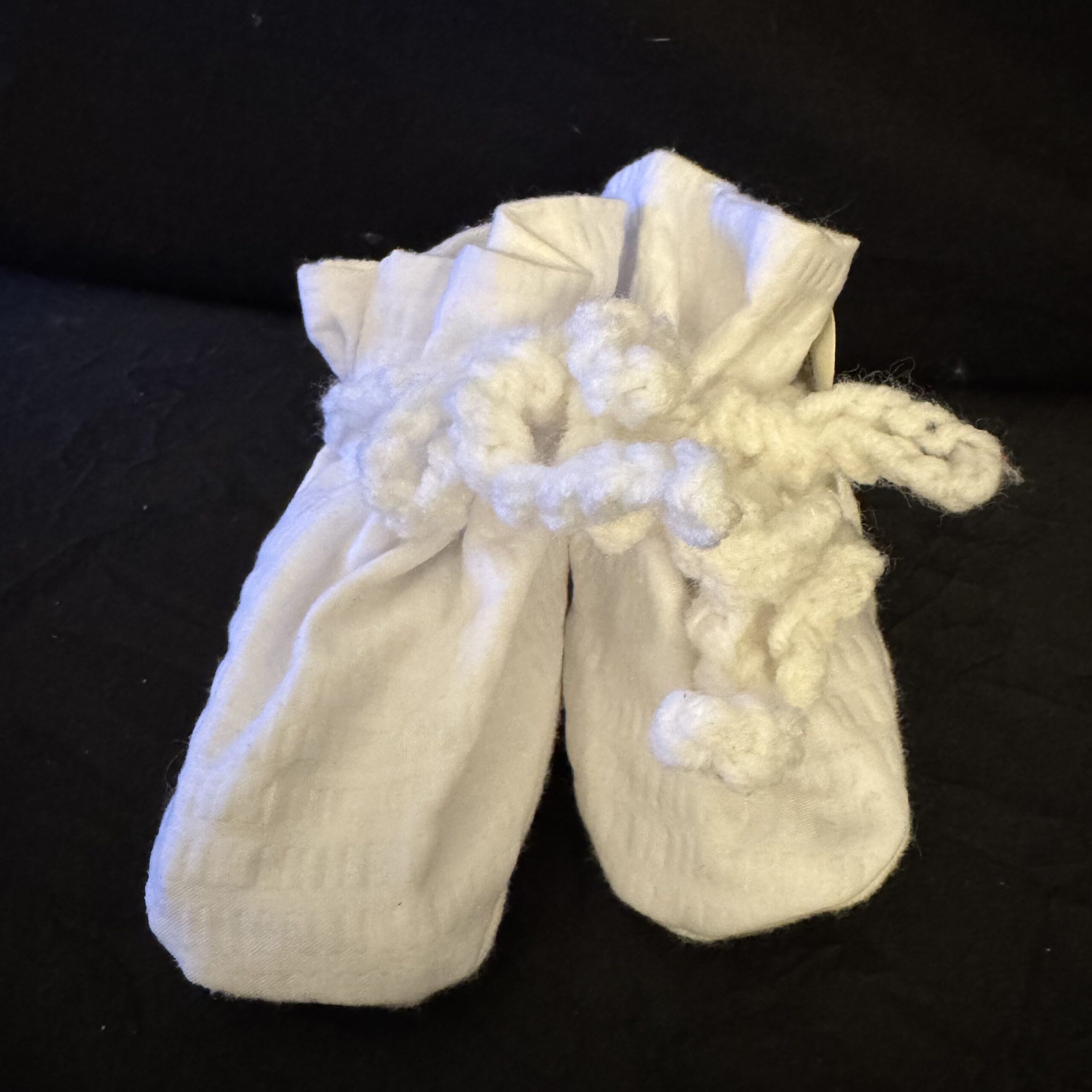 Baby_Booties-Medium-White White - Image 1