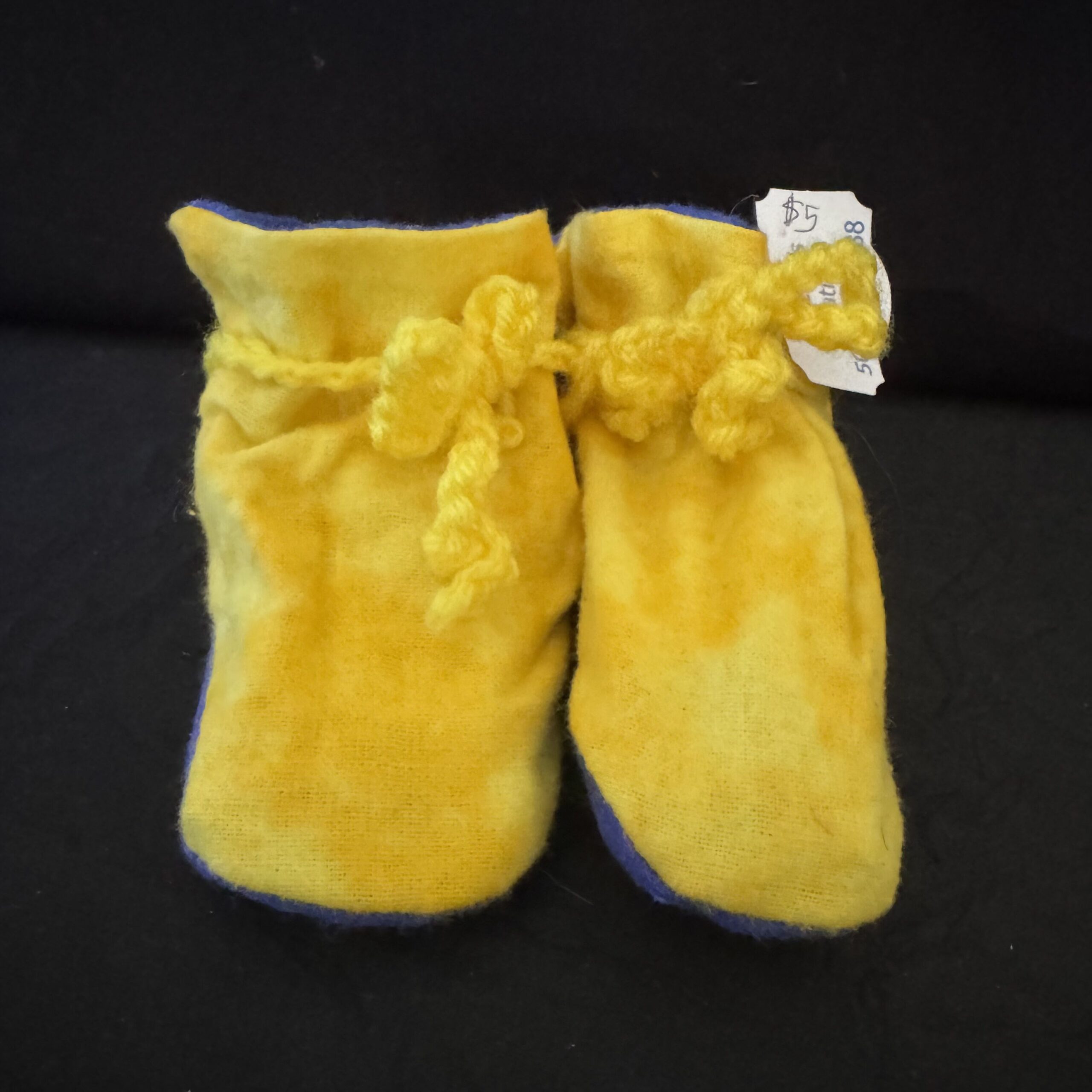 Baby_Booties-Medium-Yellow-Green_(1) Yellow Green (1) - Image 1