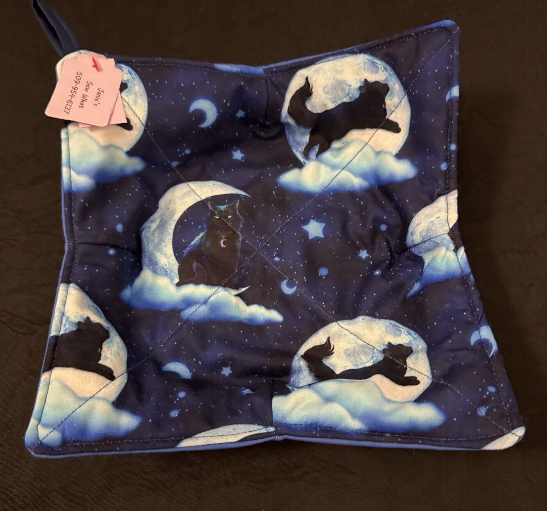 Bowl_holders-Janies_Bowls-JFBH_CatMoon JFBH Cat Moon - Image 1