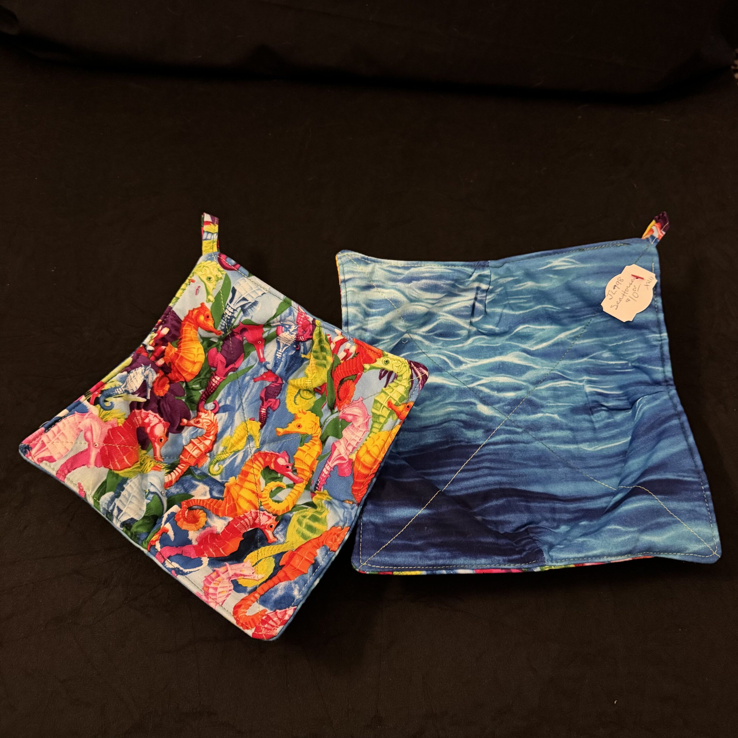 Bowl_holders-Janies_Bowls-JFBH_SeaHorseWater JFBH Sea Horse Water - Image 1