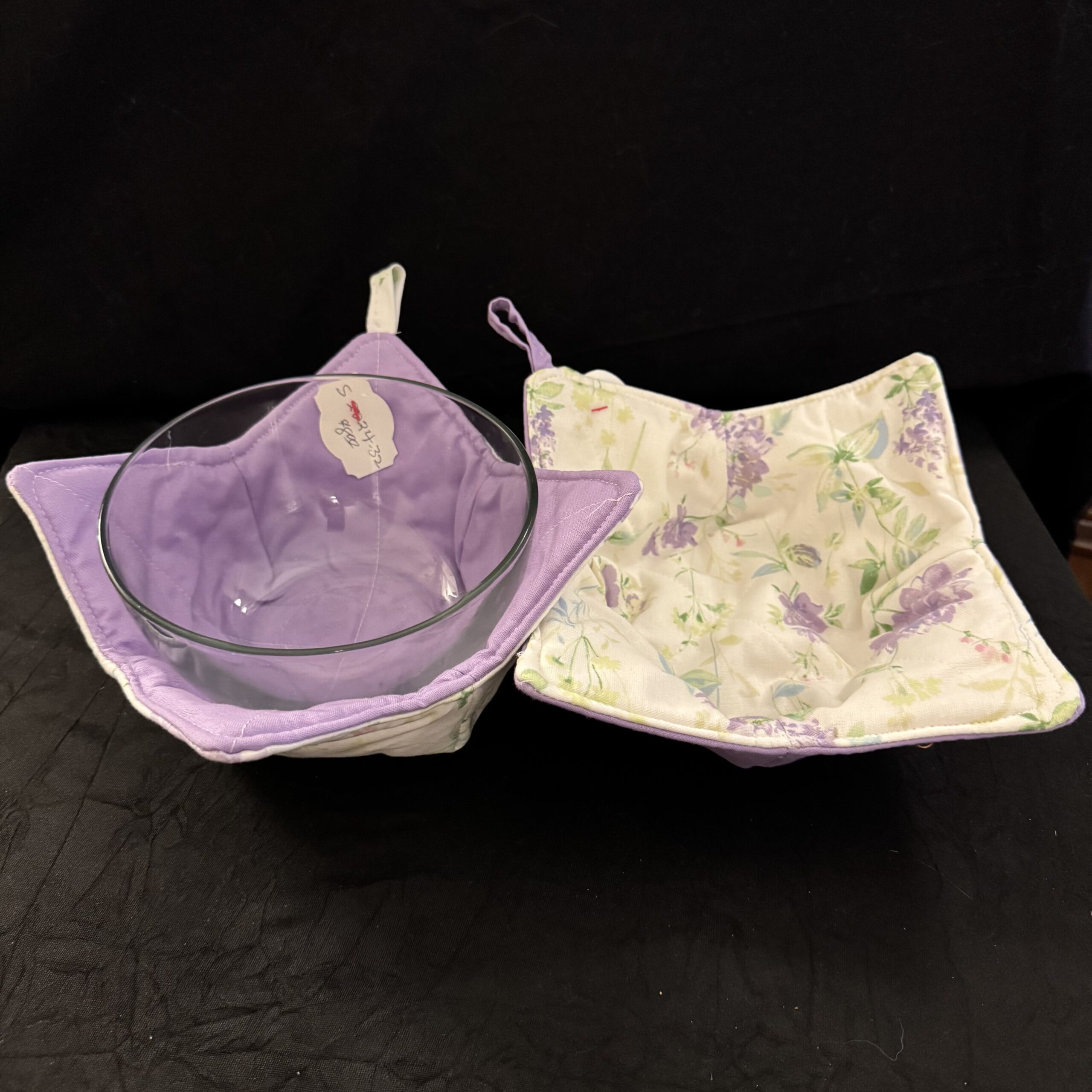 Bowl_holders-Moms_Bowls-Floral-Lavender Floral Lavender - Image 1