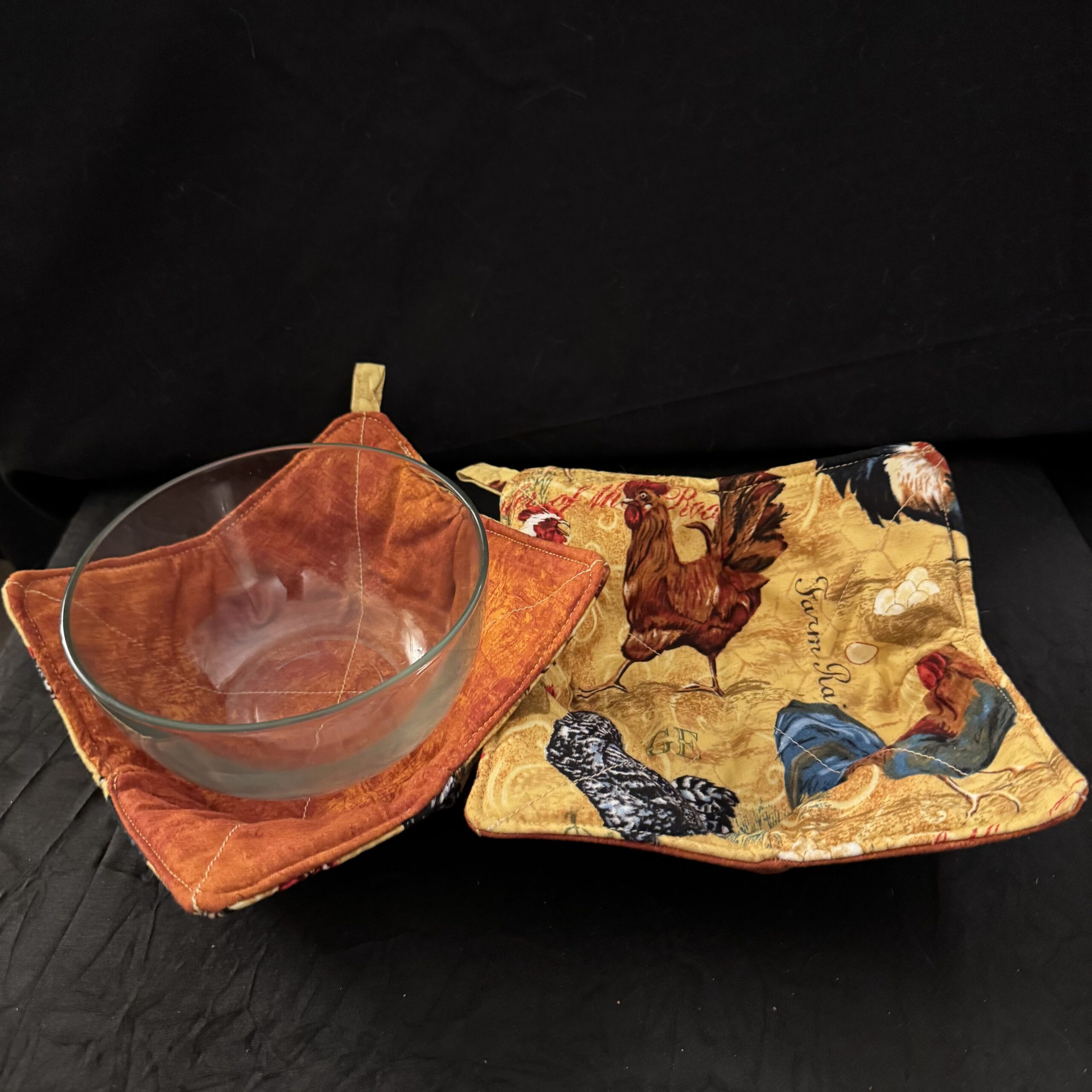 Bowl_holders-Moms_Bowls-Rooster-Orange Rooster Orange - Image 1