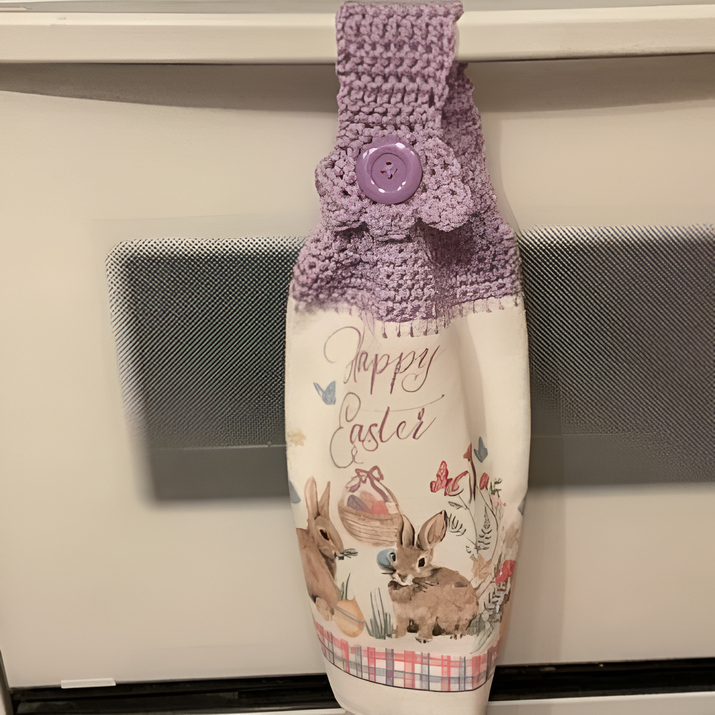 Crocheted Towel Easer Bunny Crocheted Towel Easer Bunny - Image 1