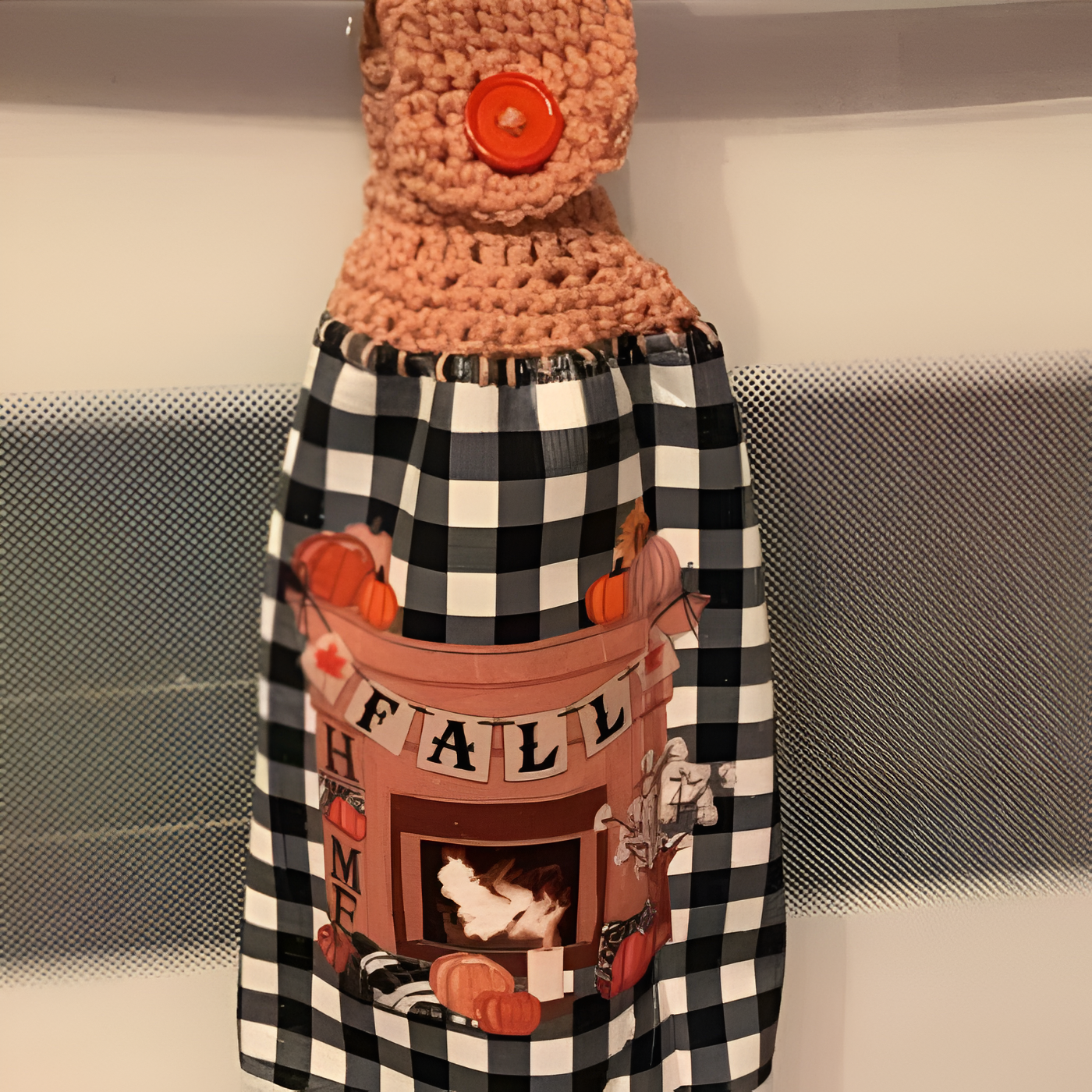 Crocheted Towel Fall -1 Crocheted Towel Fall -1 - Image 1