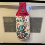 Crocheted Towel Gnome Happy Easter 2