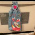 Crocheted Towel Easter Bunny Basket