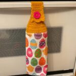 Crocheted Towel Easter Eggs Chick Gold