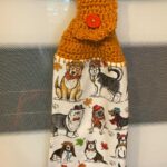 Crocheted Towel Fall Dogs
