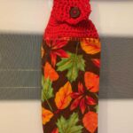 Crocheted Towel Fall Leaves