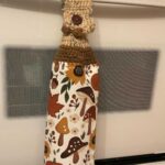 Crocheted Towel Fall Mushrooms