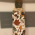 Crocheted Towel Fall Mushrooms Flowers