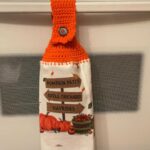 Crocheted Towel Fall Sign