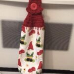 Crocheted Towel Gnome Mushroom