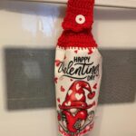 Crocheted Towel Gnome Valentines