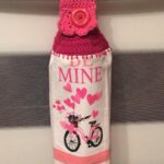 Crocheted Towel Valentines Be Mine