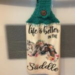 Crocheted Towel Horses