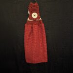 Crocheted Towel Red