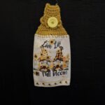 Crocheted Towel Sunflower Short Bloom