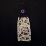 Crocheted Towel Better With Wine