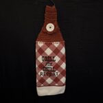 Crocheted Towel Grill Red