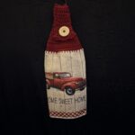 Crocheted Towel Home Sweet Home