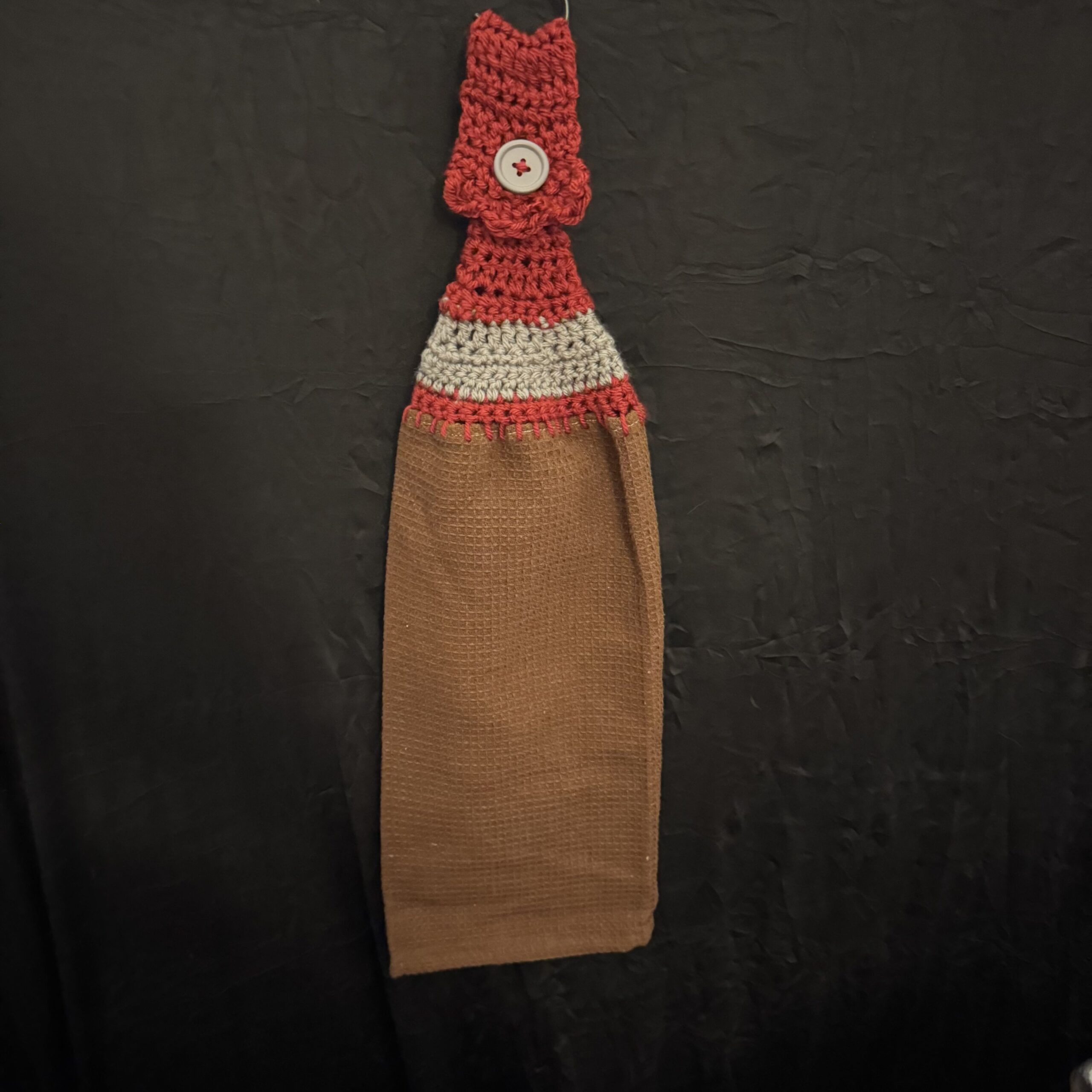 Crocheted Towel Sports WSU -1