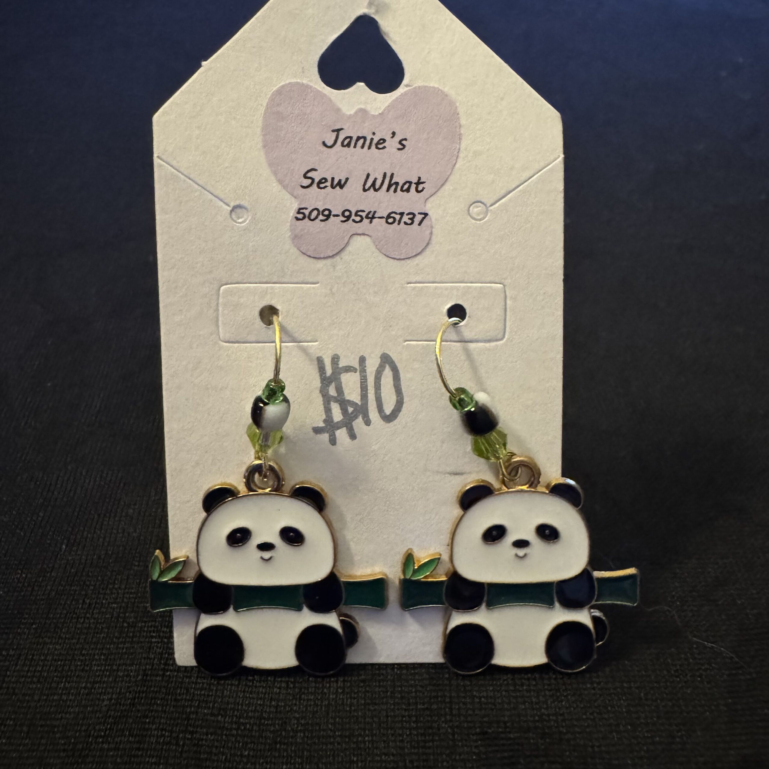 Earrings-Panda_Bamboo Panda BambooHug - Image 1