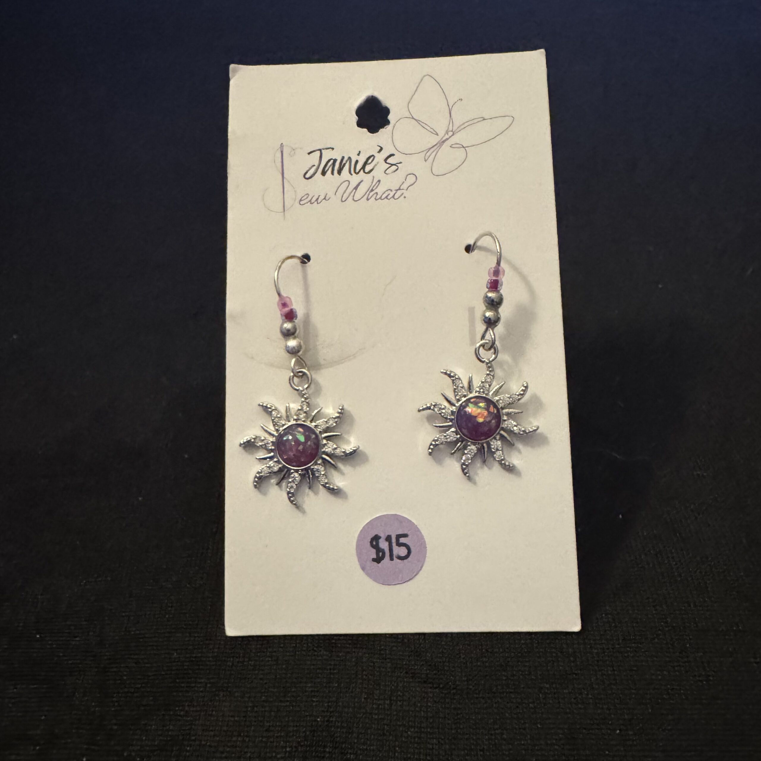 Earrings-Sun_Rhinestones Sun Rhinestones - Image 1