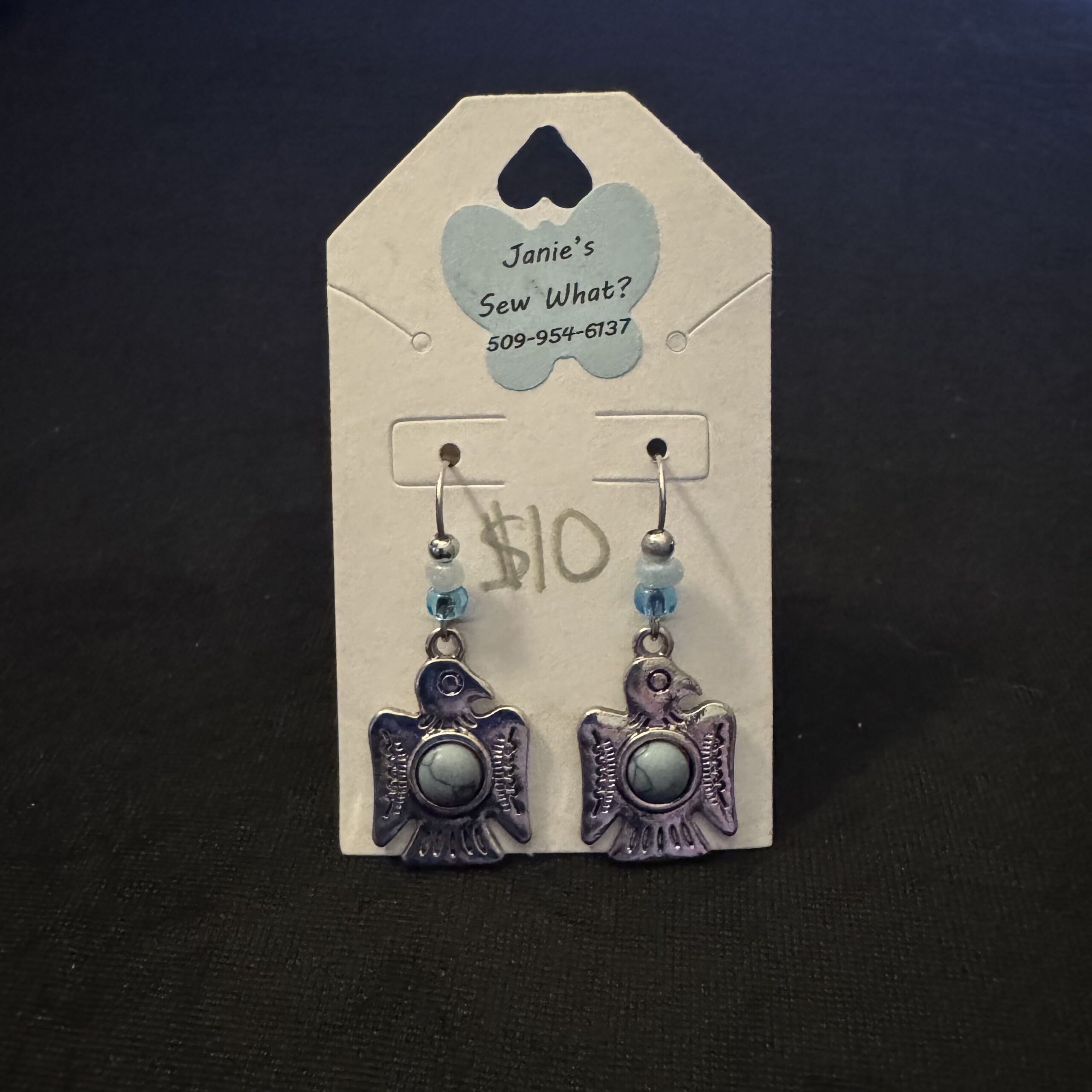 Earrings-ThunderBird_Turquise ThunderBird Turquise - Image 1