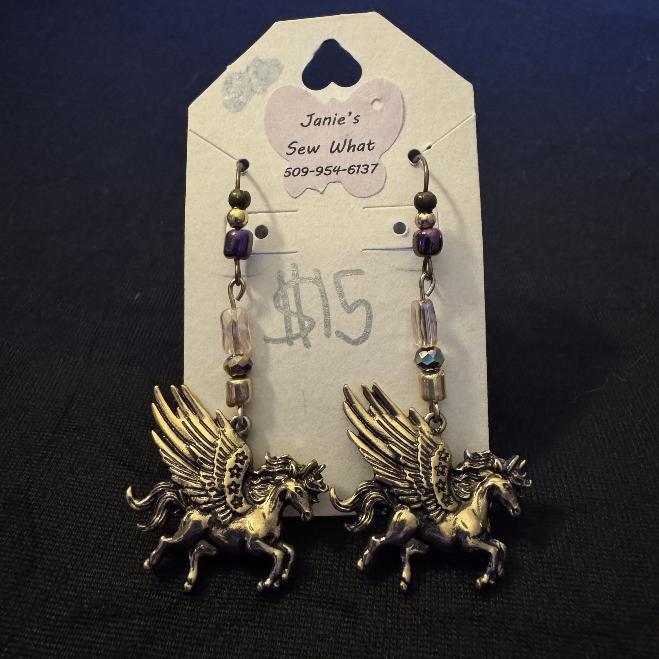 Earrings-Unicorn_Dangle Unicorn Dangle - Image 1