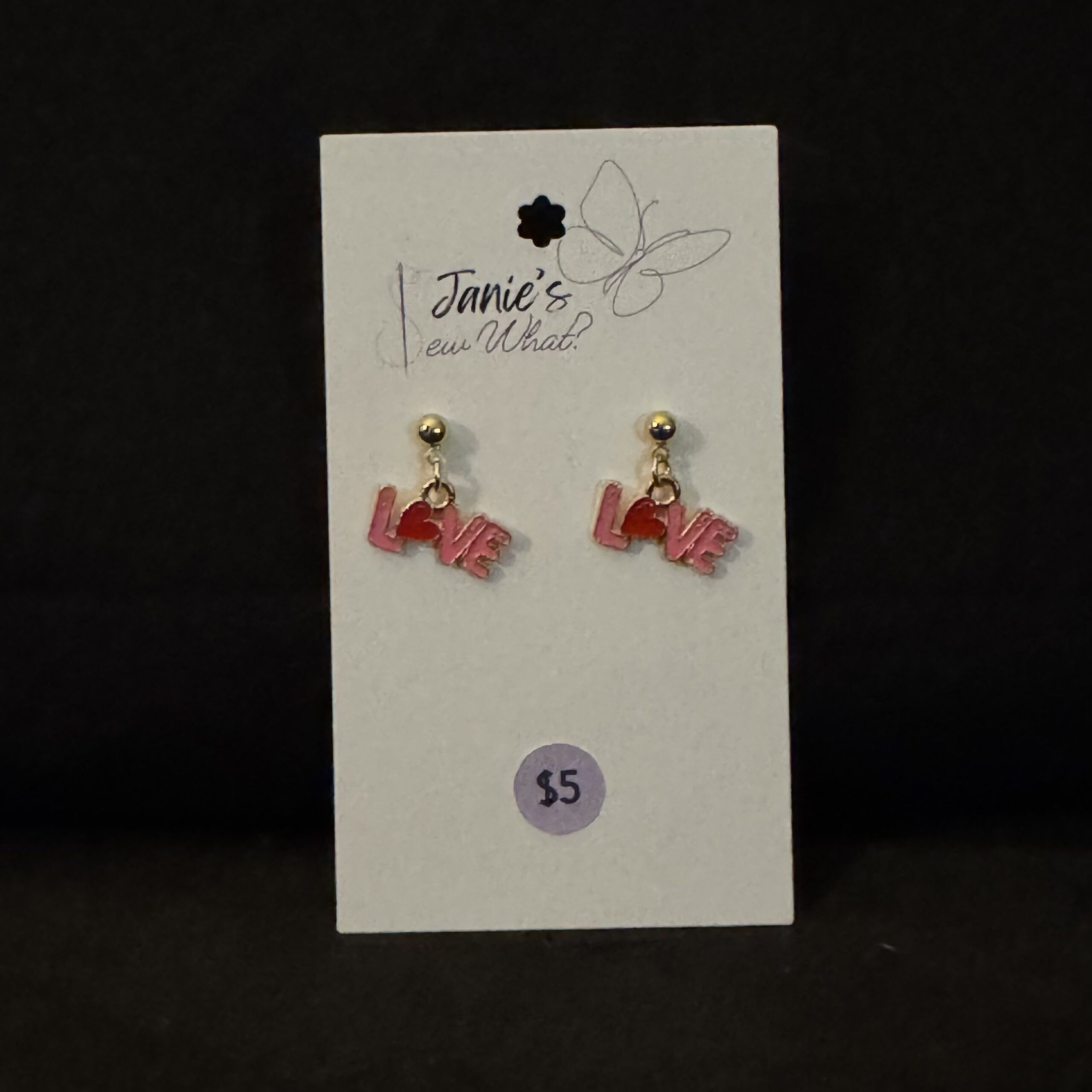Earrings-Valentines-Love Valentines Love - Image 1