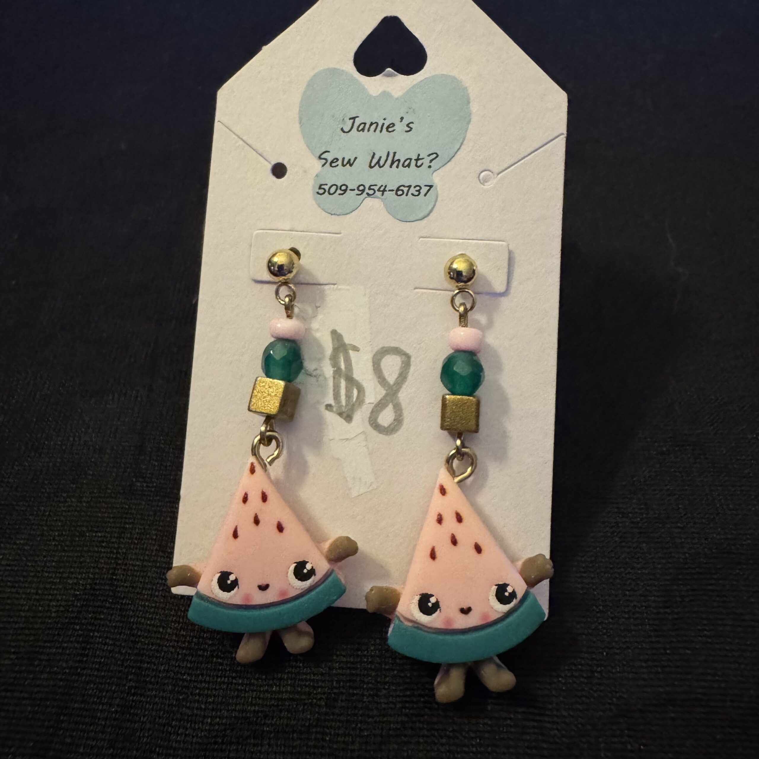 Earrings-Watermelon_Dance Watermelon Dance - Image 1