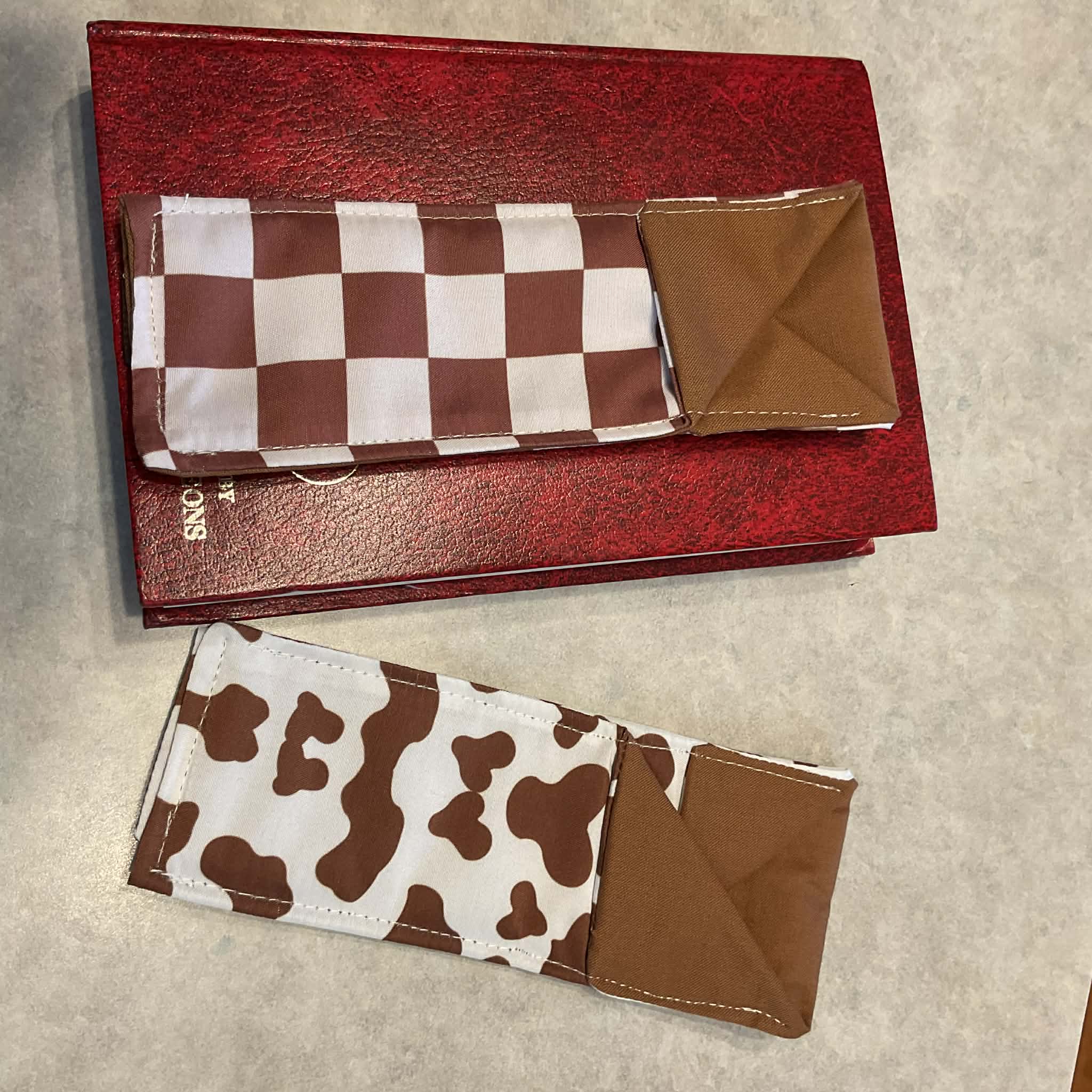 Pen_and_Page_Bookmarks-CowBrown Cow Brown - Image 1