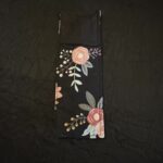 Floral Black Pink