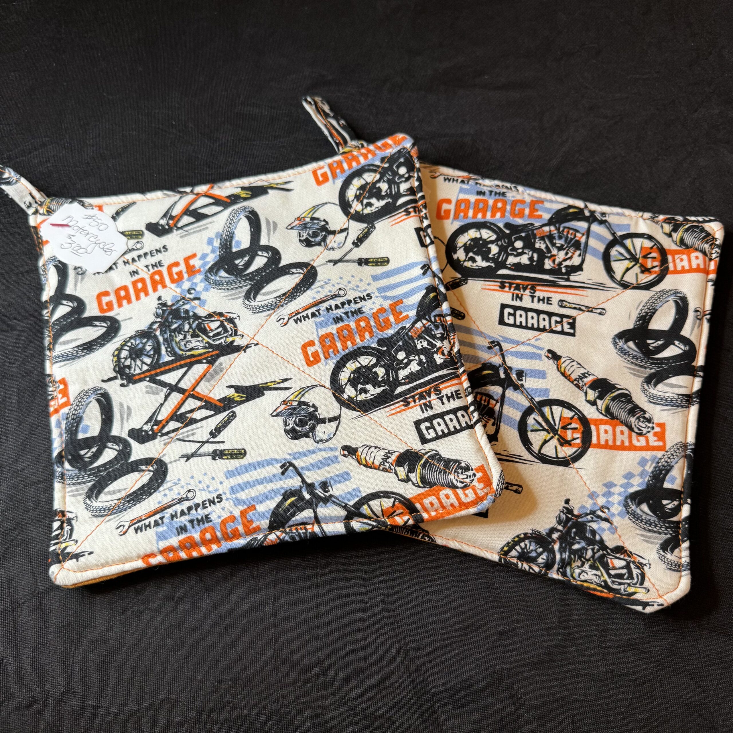 Pot_Holders-PotHolder_Motorcycle Pot Holder Motorcycle - Image 1