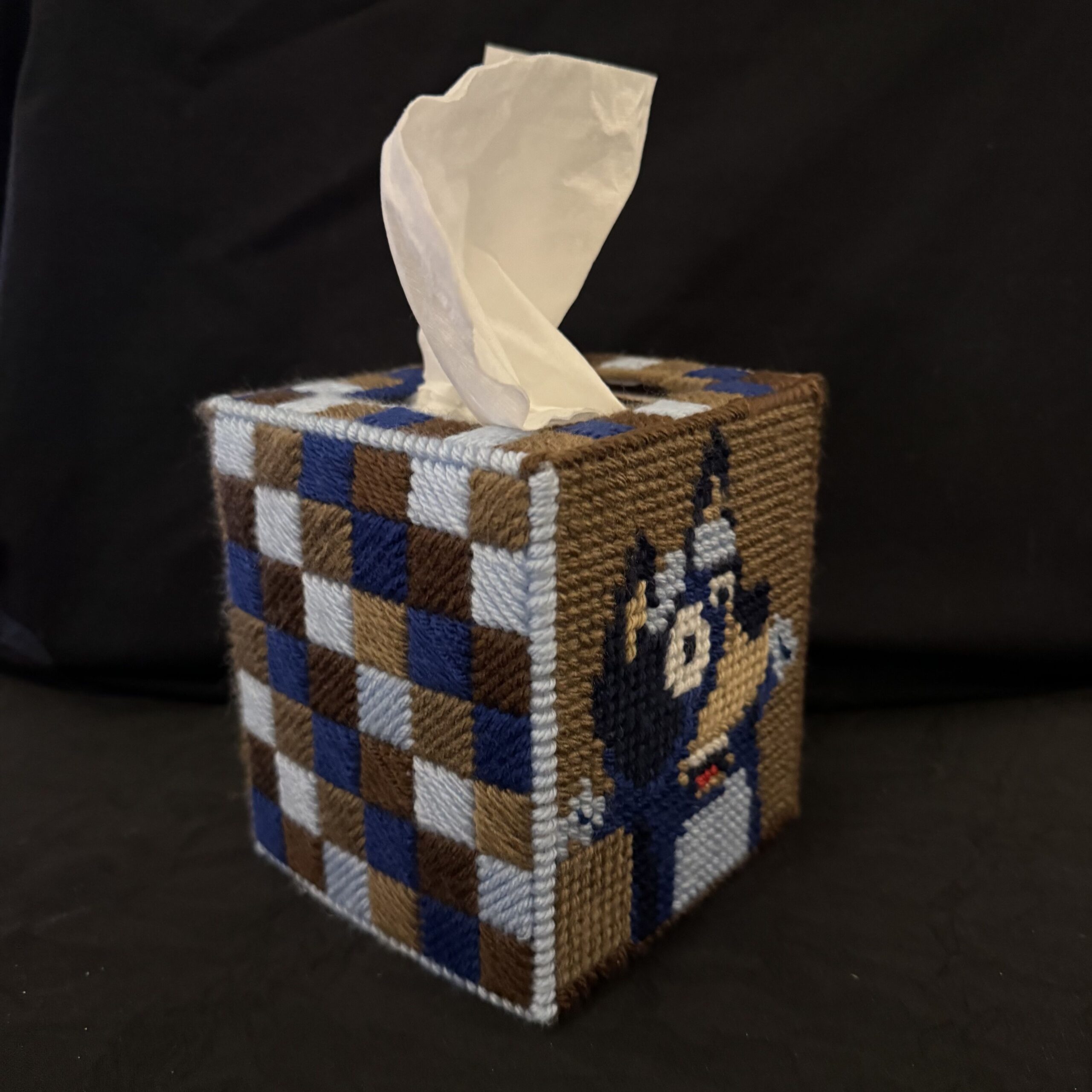 Tissue_Box_Covers-Cube-Bluey-Bingo-Brown-1 Bluey Bingo Brown 1 - Image 1