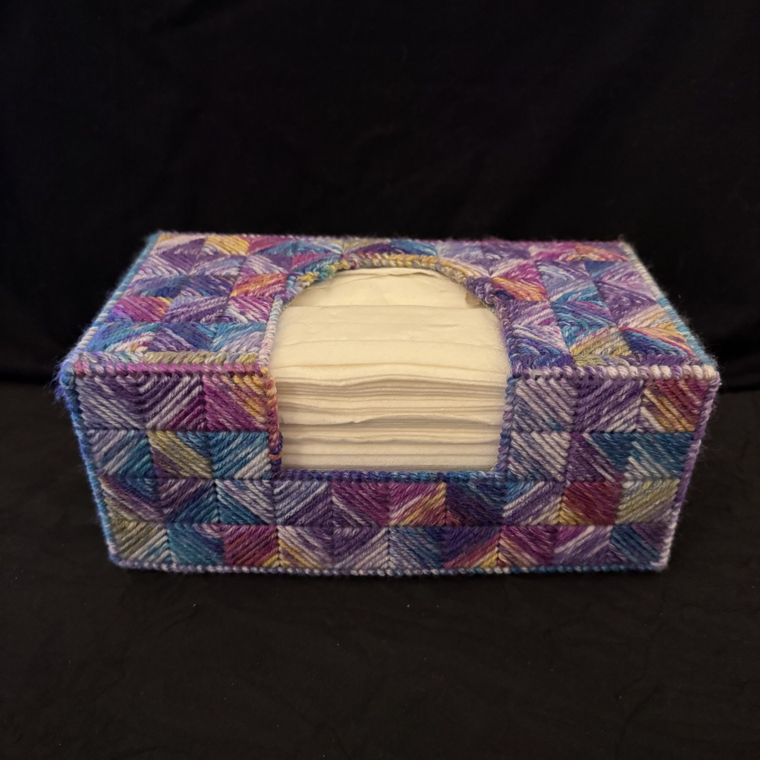 Tissue_Box_Covers-Large-TissueBoxcover-Purple-1 Tissue Boxcover Purple 1 - Image 1